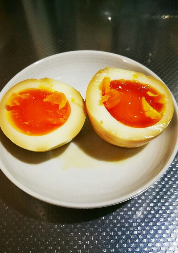 単身赴任のチョー簡単、手抜き半熟煮玉子-レシピのメイン写真
