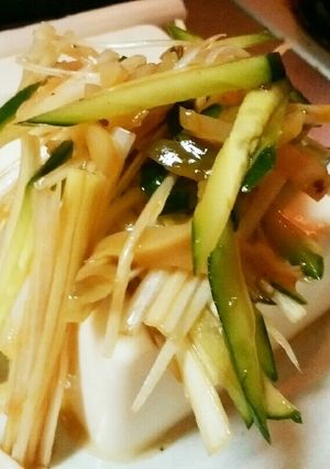 簡単超うま！中華風やっこはつまみに最高！-レシピのメイン写真
