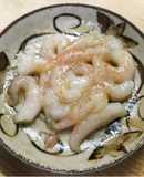 簡単レシピ☆甘エビの昆布茶じめ