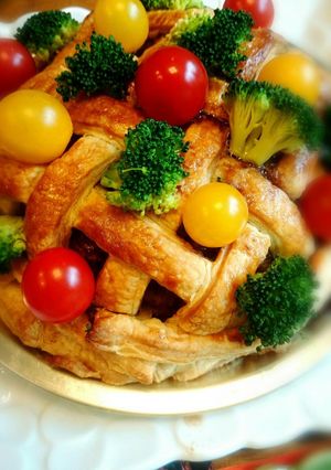 ハンバーグのパイ包み-レシピのメイン写真