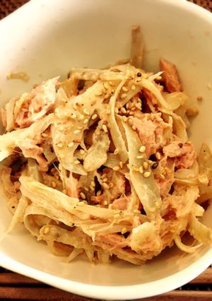 簡単早い!シャキシャキごぼうマヨサラダ♬-レシピのメイン写真
