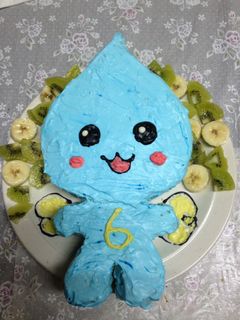 誕生日に☆しずくちゃんケーキ☆-レシピのメイン写真