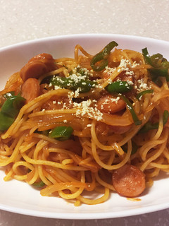 濃厚ナポリタン 炒めない混ぜパスタ-レシピのメイン写真