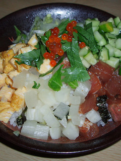 簡単!マグロの六色丼*-レシピのメイン写真