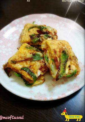 具沢山♪ピーマンたっぷり玉子焼き-レシピのメイン写真