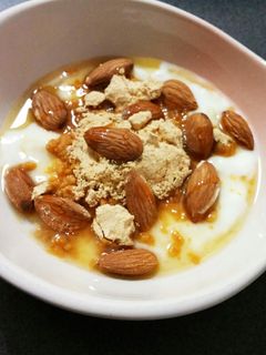 美容と健康♪きなこ&アーモンドヨーグルト-レシピのメイン写真