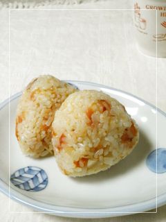 らっきょうとかつお梅のマヨおにぎり♪-レシピのメイン写真