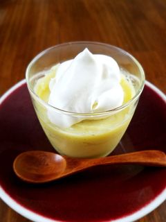 甘さ控えめ さつまいもの洋風カップ羊羹-レシピのメイン写真