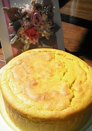 ムースみたいな口溶け☆かぼちゃケーキ-レシピのメイン写真