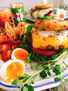 低糖質☆がんもどきチーズバーガー-レシピのメイン写真