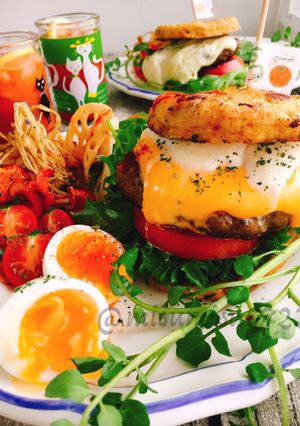 低糖質☆がんもどきチーズバーガー-レシピのメイン写真