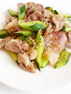 豚肉ときゅうり炒め-レシピのメイン写真