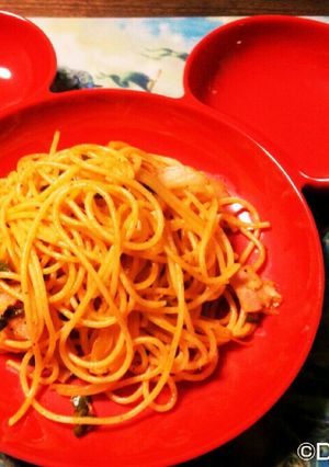 *調味料2つのナポリタン*-レシピのメイン写真