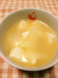 ほっこり美味しい大根とお豆腐のお味噌汁♥-レシピのメイン写真