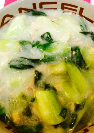 チンゲン菜のクリーム煮-レシピのメイン写真