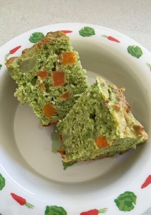 手づかみ離乳食!野菜ケーキ!-レシピのメイン写真