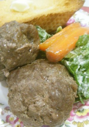 早い！あたただしでぎゅうっと牛ハンバーグ-レシピのメイン写真