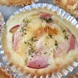 HMで簡単!惣菜カップケーキ