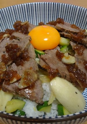 ローストビーフ丼-レシピのメイン写真