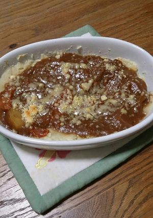 カレーリメイク ポテトグラタン-レシピのメイン写真