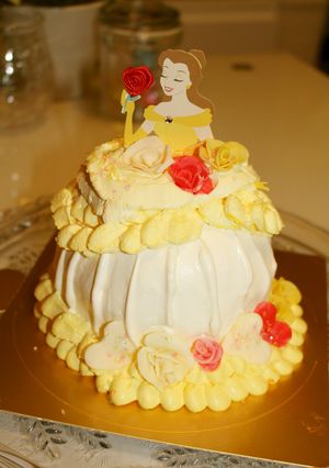 可愛いディズニードールケーキ-レシピのメイン写真