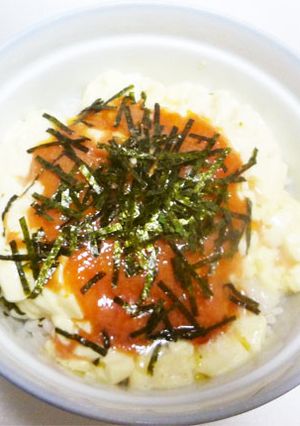 豆腐と明太子の明太マヨ豆腐丼-レシピのメイン写真