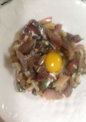 刺身で簡単！アジのさっぱりなめろう-レシピのメイン写真