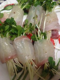 鯛のカイワレ巻き-レシピのメイン写真
