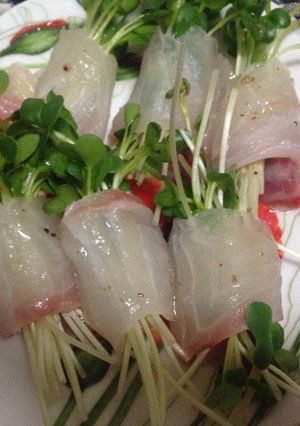 鯛のカイワレ巻き-レシピのメイン写真