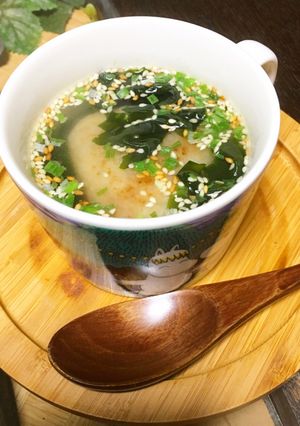 簡単!スープおにぎり-レシピのメイン写真