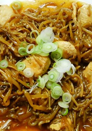 簡単 節約！鶏むね肉の 甘辛もやし炒め！-レシピのメイン写真