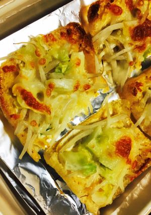 お揚げピザ-レシピのメイン写真