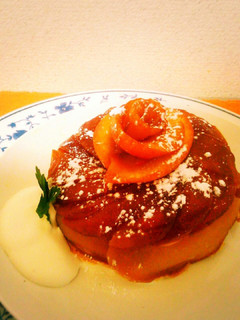 簡単☆りんごとHMでタルトタタン風ケーキ-レシピのメイン写真