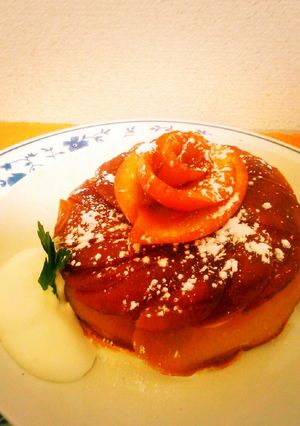 簡単☆りんごとＨＭでタルトタタン風ケーキ-レシピのメイン写真