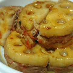 รูปของ 蓮根のはさみ焼き❁