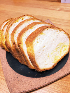 やさしい甘さ♡かぼちゃ食パン-レシピのメイン写真
