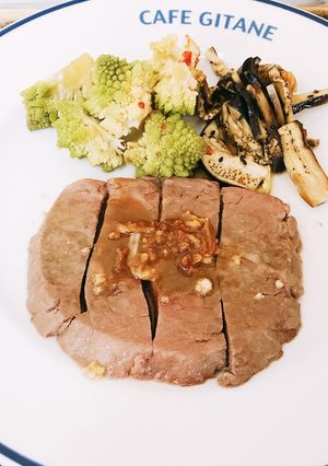 ♪レンジでガーリックステーキ-レシピのメイン写真