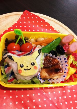 ポケモン☆ピカチュウ キャラ弁-レシピのメイン写真