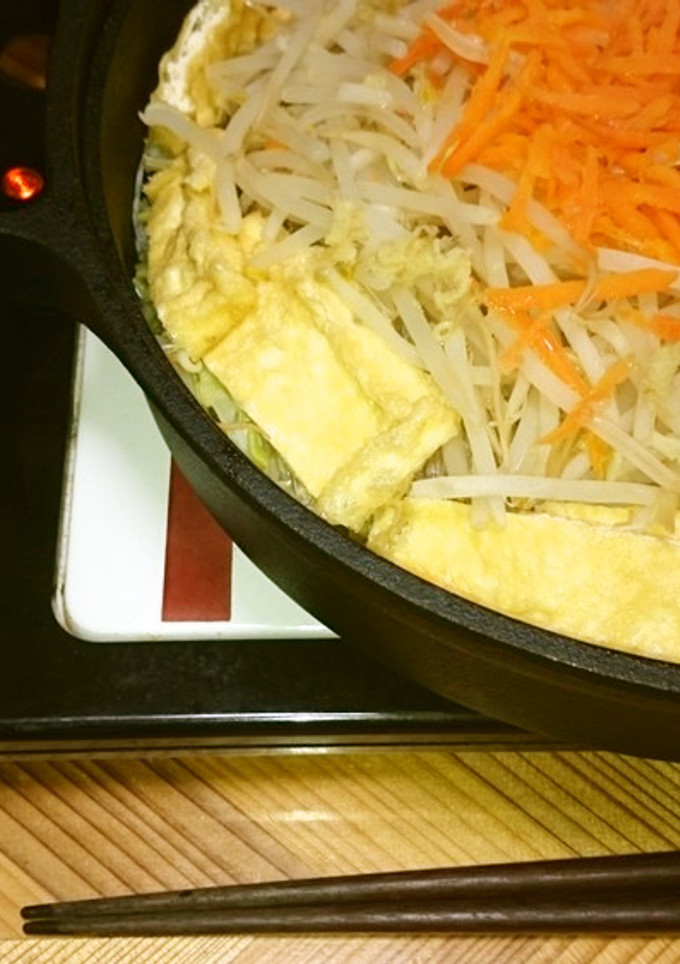 鶏もも肉に塩こしょうをしてすき焼き-レシピのメイン写真