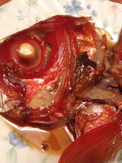 金目鯛の煮付け(かぶと煮)-レシピのメイン写真