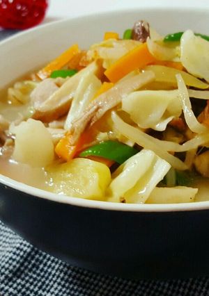 野菜たっぷりお手軽ちゃんぽん-レシピのメイン写真