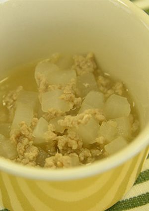 【離乳食後期】ひき肉と大根の柔らか味噌煮-レシピのメイン写真