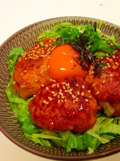 玄米 鶏のつくね丼-レシピのメイン写真