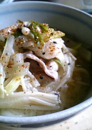 シンプル味噌煮込みうどん-レシピのメイン写真