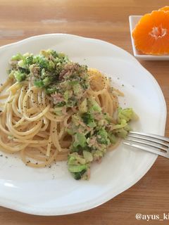 ブロッコリーとツナの和えパスタ-レシピのメイン写真
