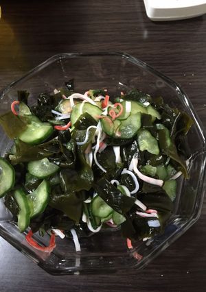 ☆きゅうりと生わかめの酢の物☆-レシピのメイン写真