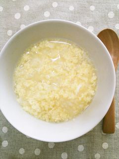 レンジで簡単☆たまごがゆ-レシピのメイン写真