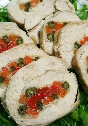 ロールチキン☆炊飯器で-レシピのメイン写真