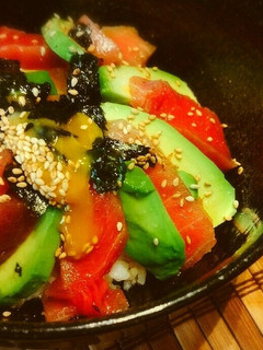 簡単!絶品マグロアボカド丼!!-レシピのメイン写真