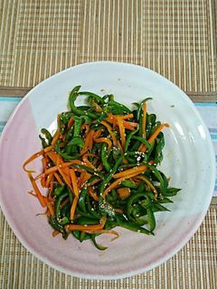 にんじんとピーマンの中華きんぴら-レシピのメイン写真